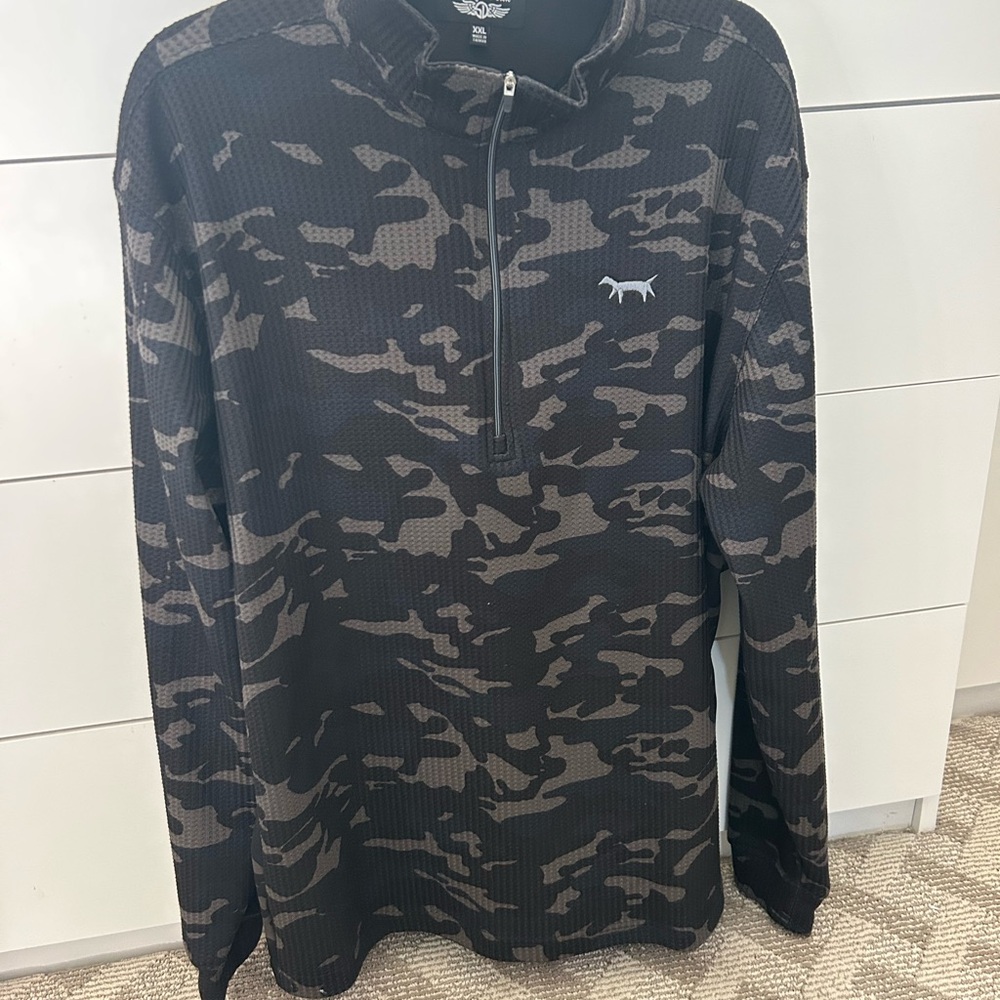 Straight Down Camo Quarter-Zip Pullover